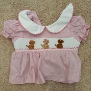 Boutique dog blouse